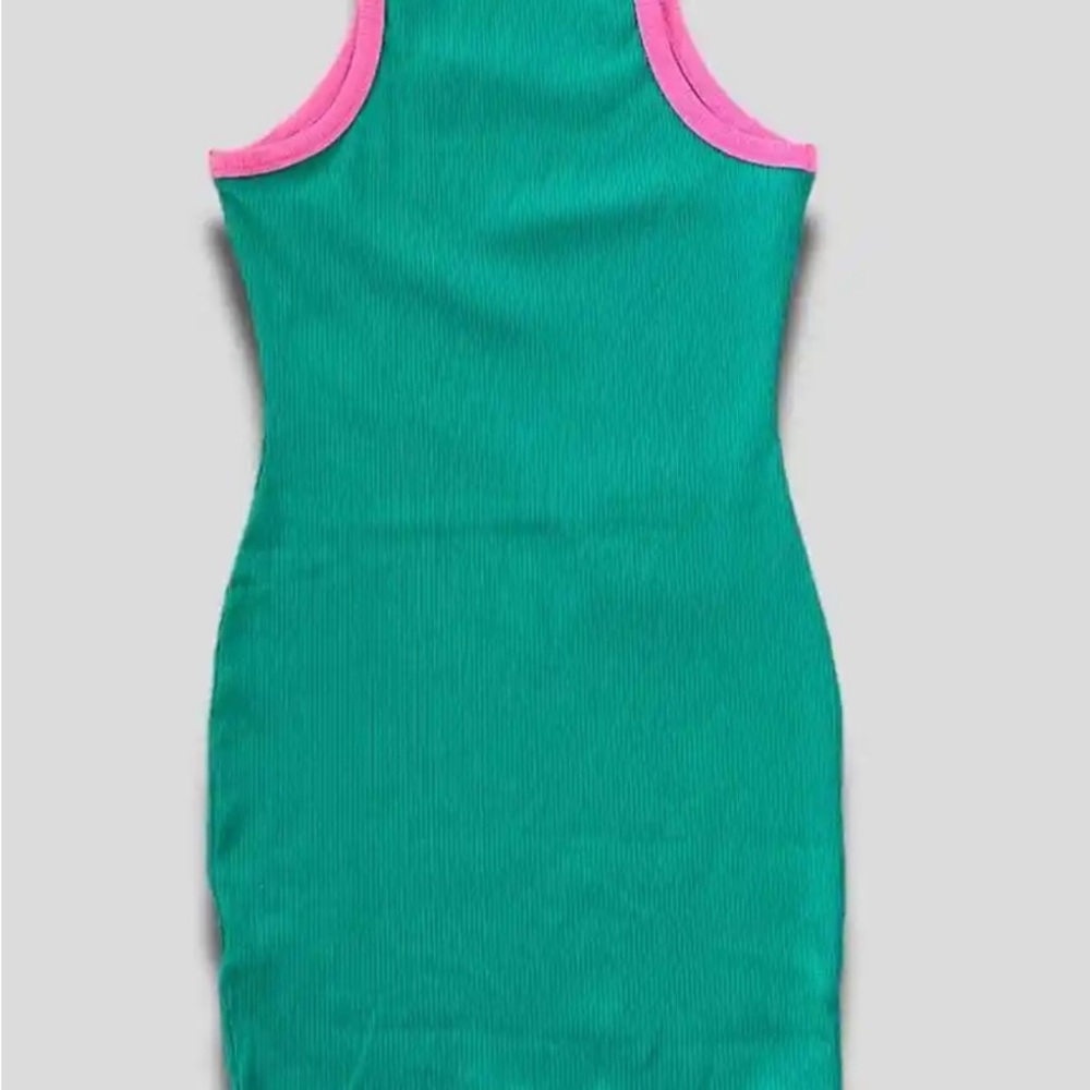 Primark Ribbed Teal Bodycon Dress